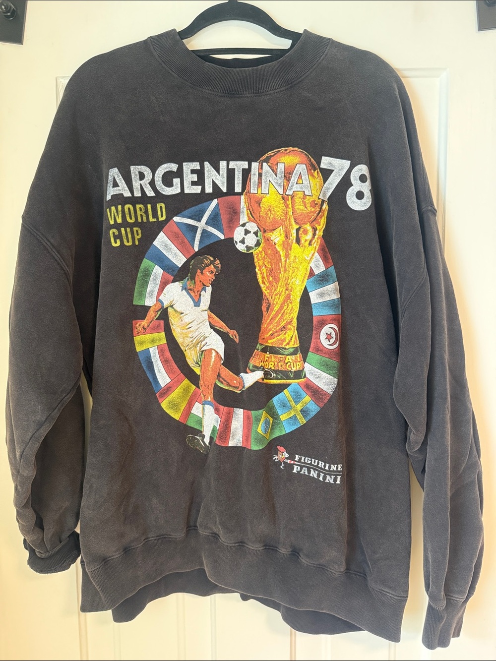 Argentina 78 World Cup Graphic Sweatshirt - Black